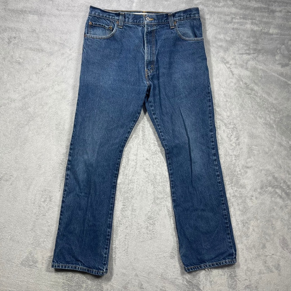 Levi's 517 Boot‎ Cut Jeans Mens 36x32 Blue Medium Wash Denim